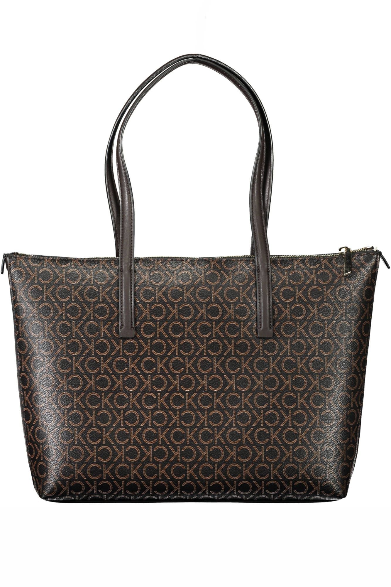 Calvin Klein Brown Polyester Women Handbag