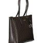 Calvin Klein Brown Polyester Women Handbag