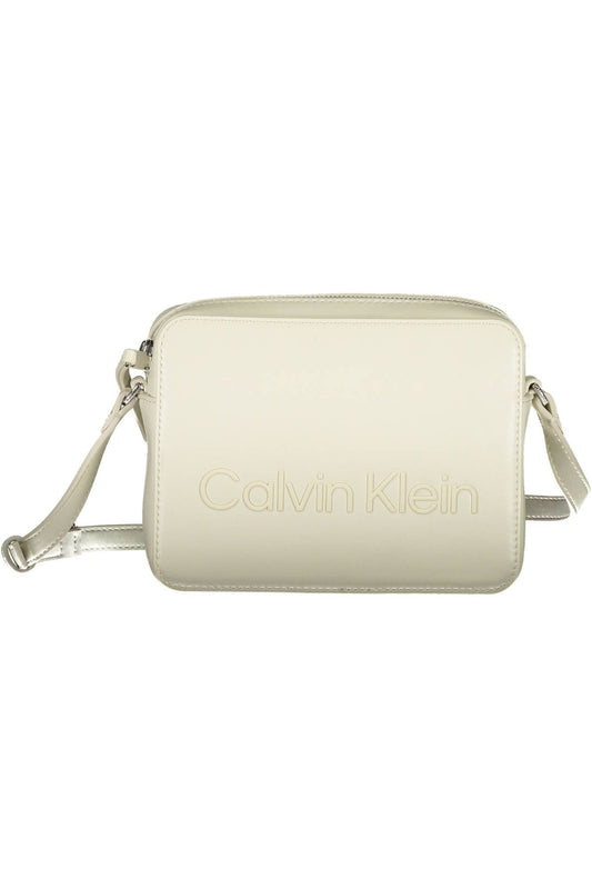 Calvin Klein White Polyester Women Handbag