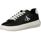 Calvin Klein Black Leather Women Sneaker