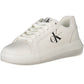 Calvin Klein White Leather Womens Sneaker