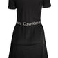 Calvin Klein Black Polyester Women Dress