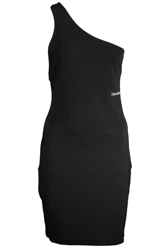 Calvin Klein Black Elastane Women Dress