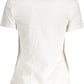 Calvin Klein White Cotton Women T-Shirt