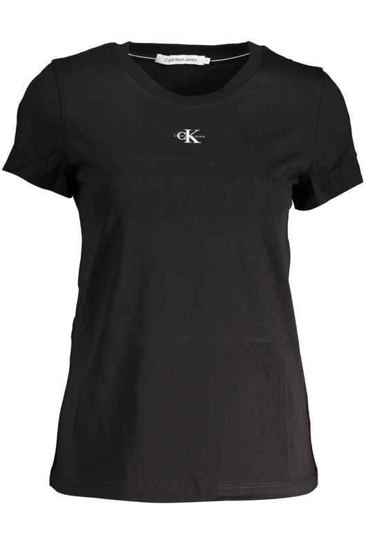 Calvin Klein Black Cotton Women T-Shirt