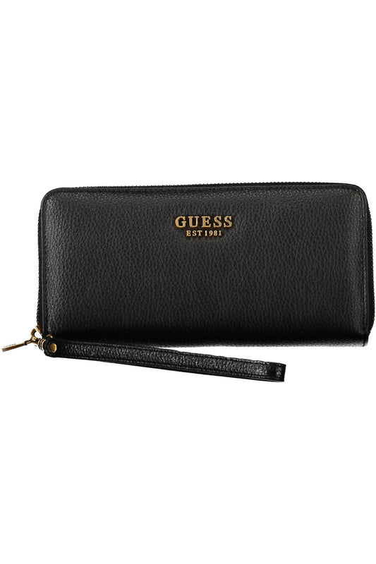 Guess Jeans Black Polyurethane Women Wallet