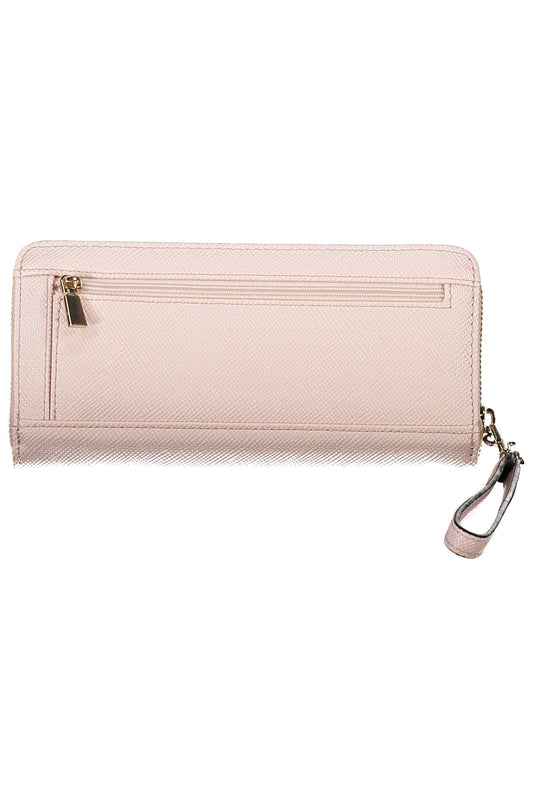 Guess Jeans Pink Polyurethane Women Wallet