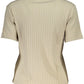 Calvin Klein Beige Elastane Women Top