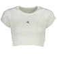 Calvin Klein White Lyocell Women T-Shirt