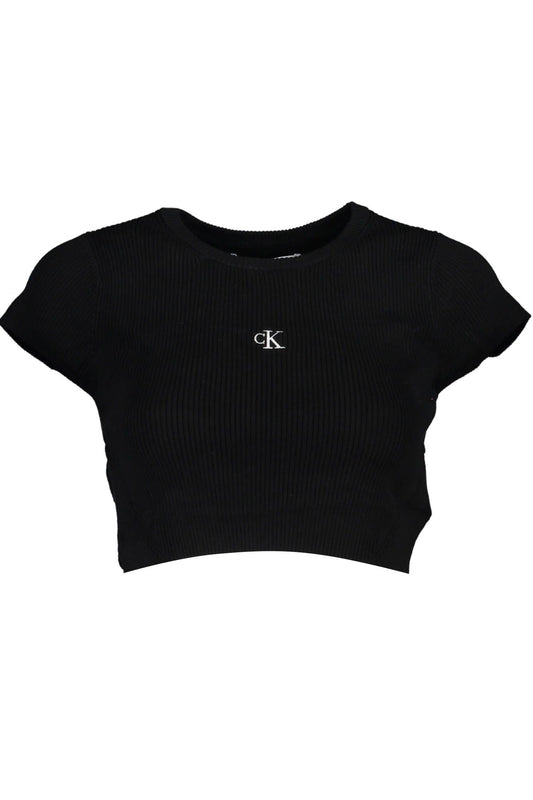 Calvin Klein Black Lyocell Women Top