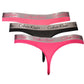 Calvin Klein Pink Cotton Women Thong Pack