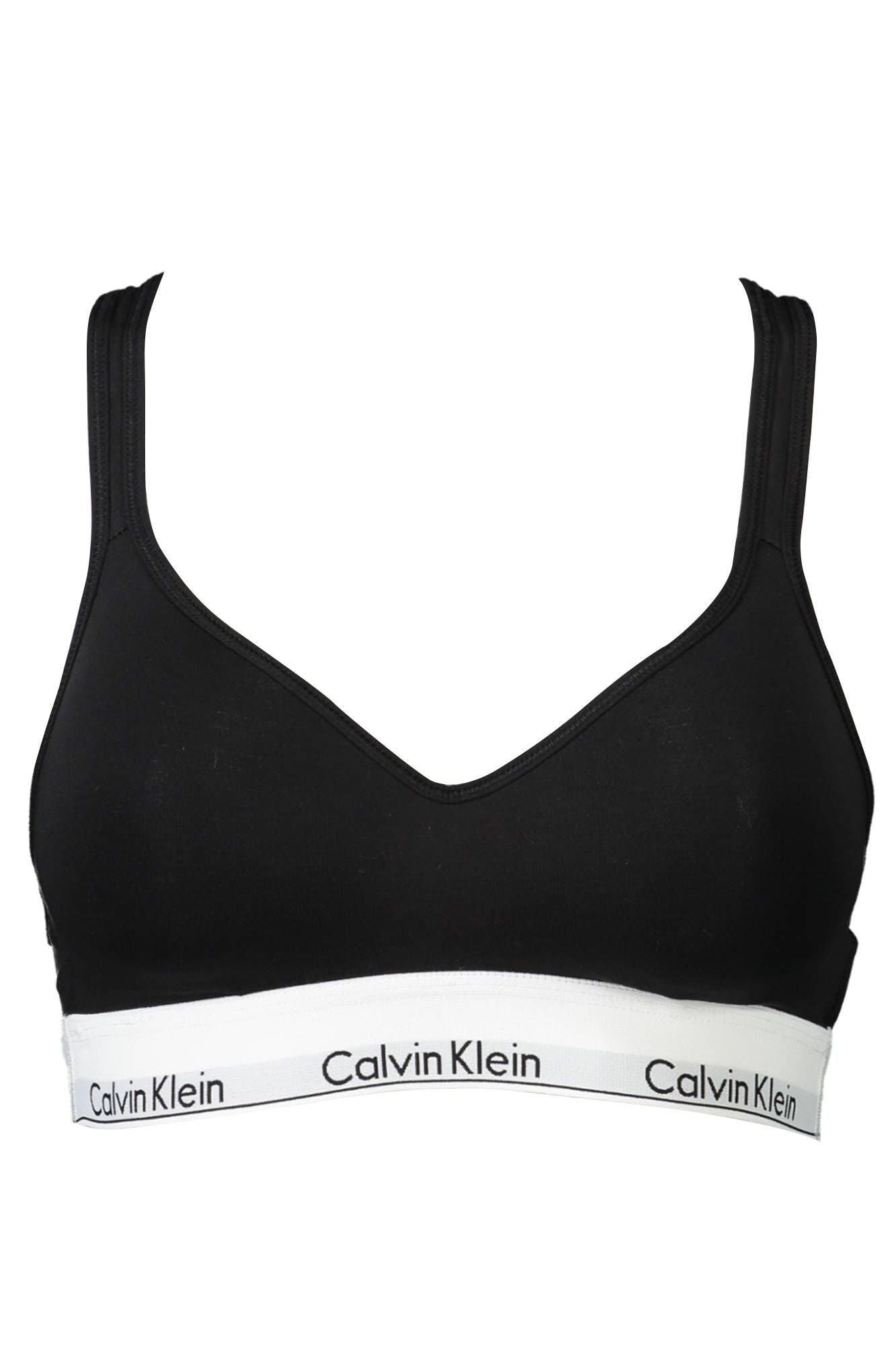 Calvin Klein Black Cotton Women Bralette