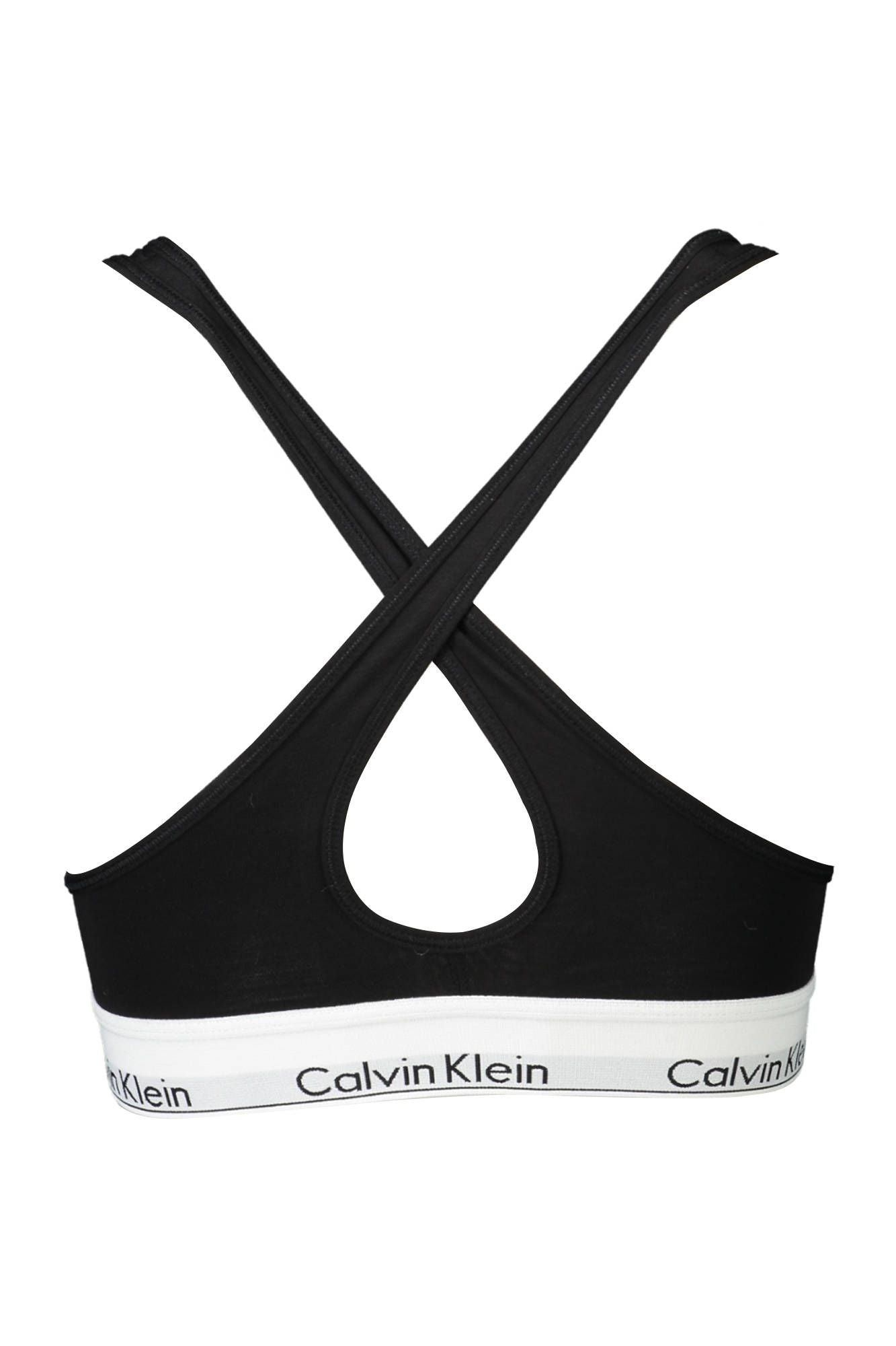 Calvin Klein Black Cotton Women Bralette