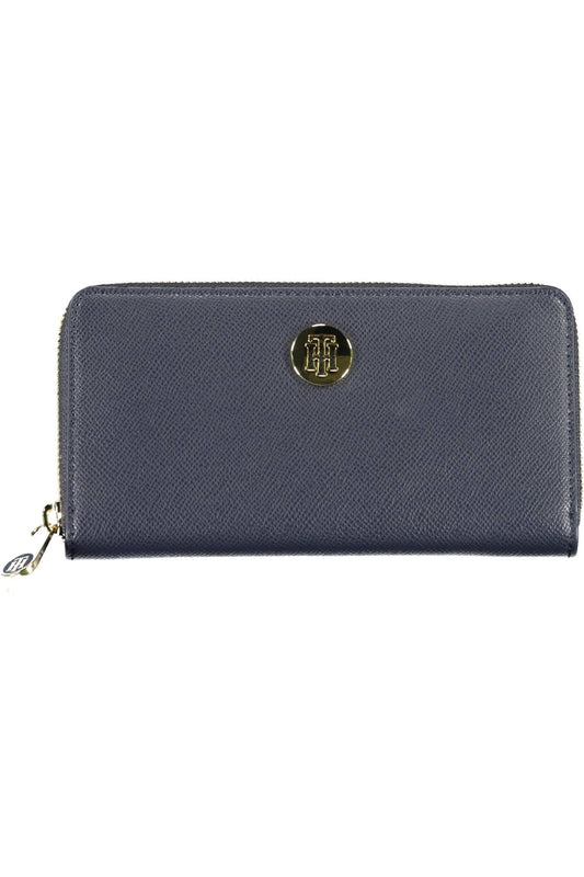 Tommy Hilfiger Blue Polyurethane Women Wallet