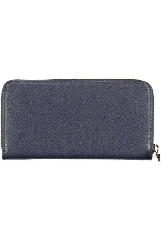 Tommy Hilfiger Blue Polyurethane Women Wallet