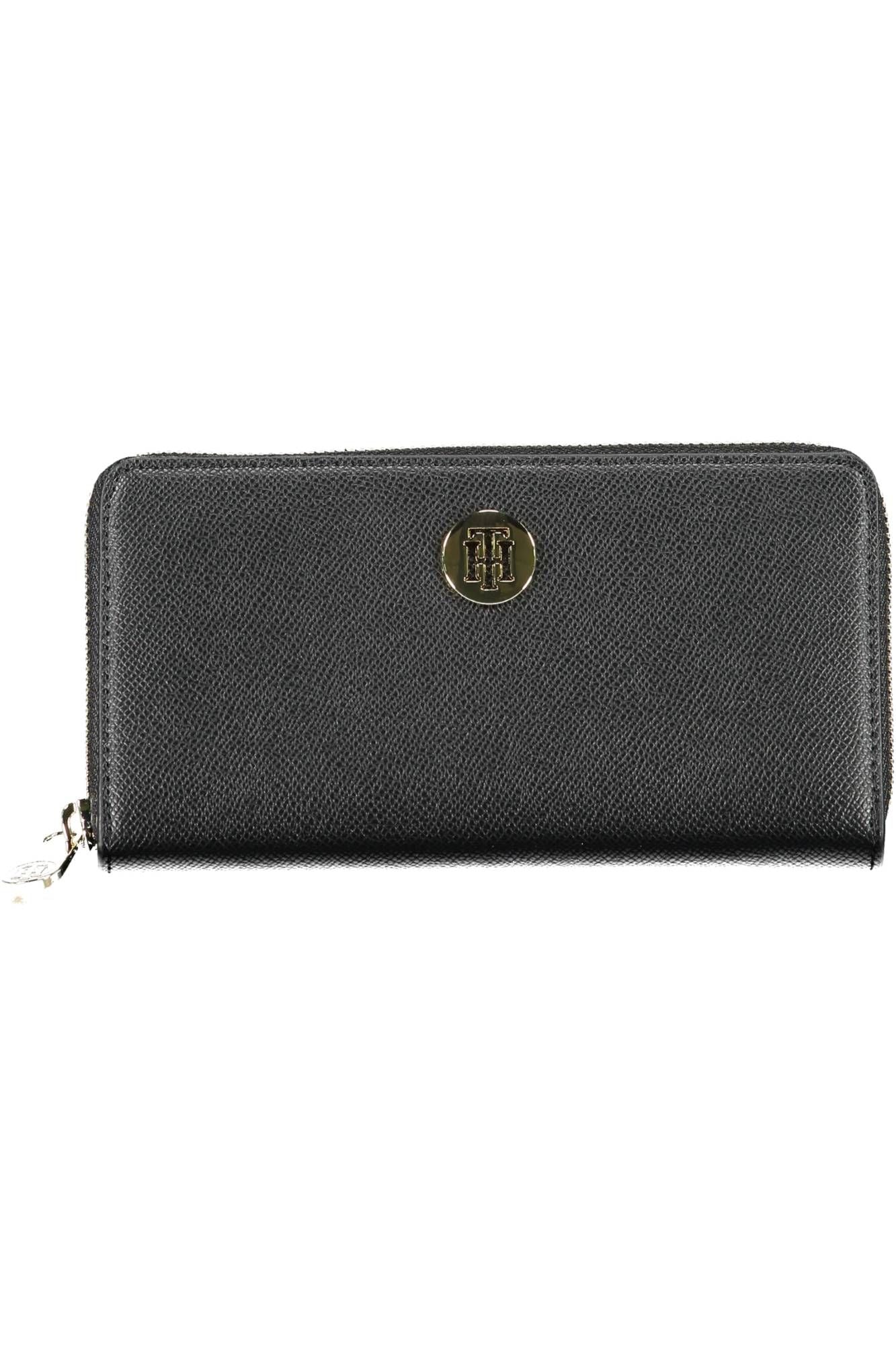 Tommy Hilfiger Black Polyurethane Women Wallet