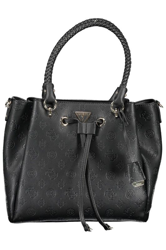 Guess Jeans Black Polyurethane Women Handbag