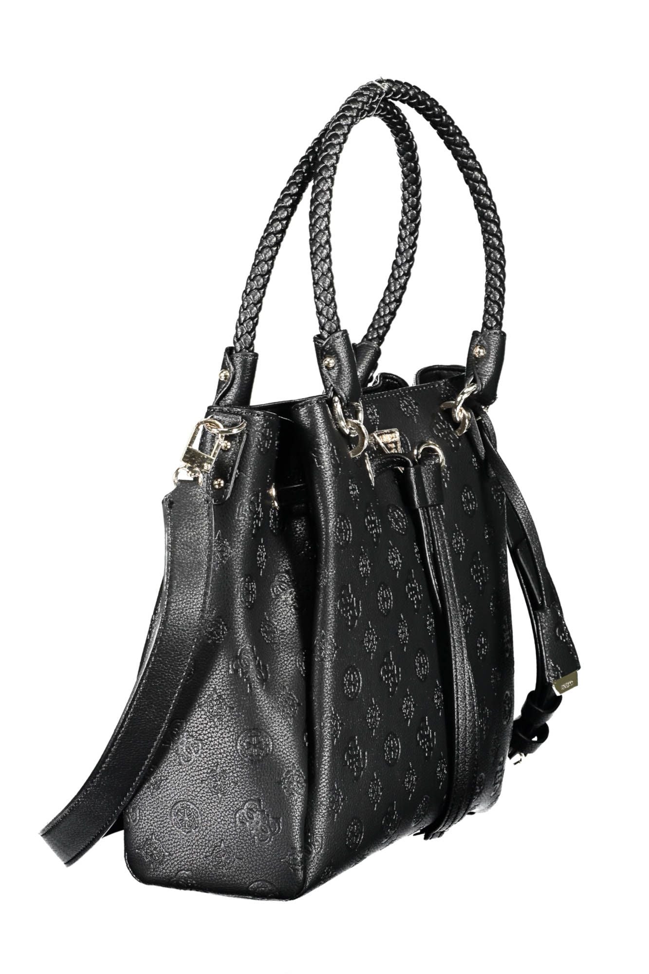 Guess Jeans Black Polyurethane Women Handbag