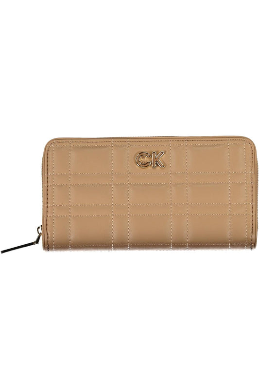 Calvin Klein Beige Polyester Women Wallet