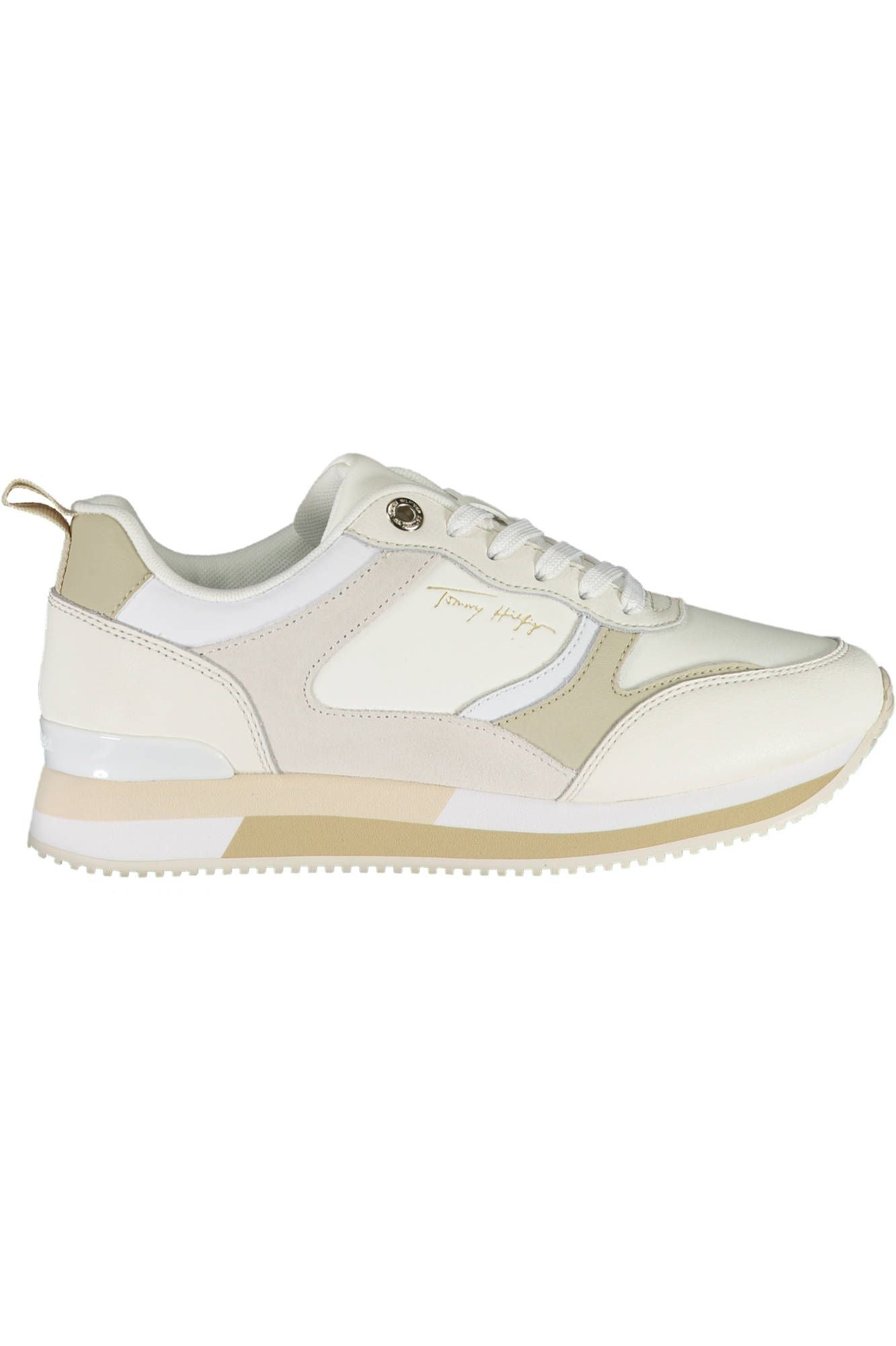 Tommy Hilfiger White Polyester Women Sneaker