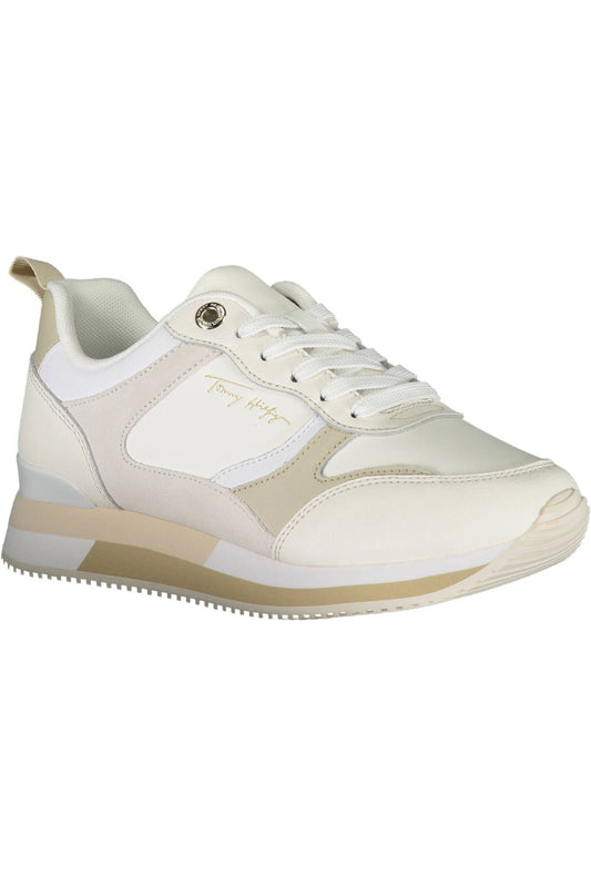 Tommy Hilfiger White Polyester Women Sneaker