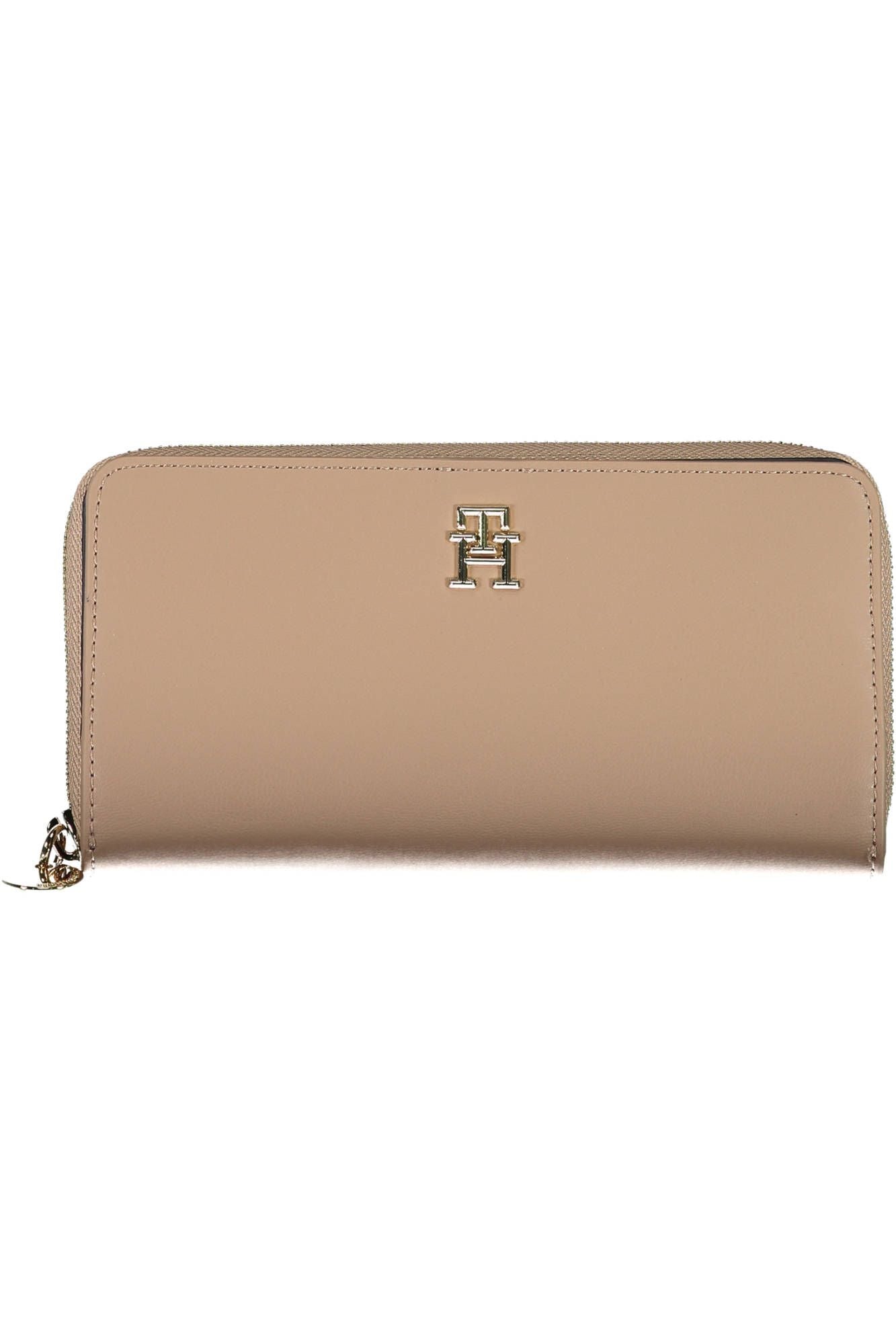 Tommy Hilfiger Beige Polyurethane Women Wallet