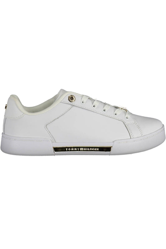 Tommy Hilfiger White Polyester Women Sneaker