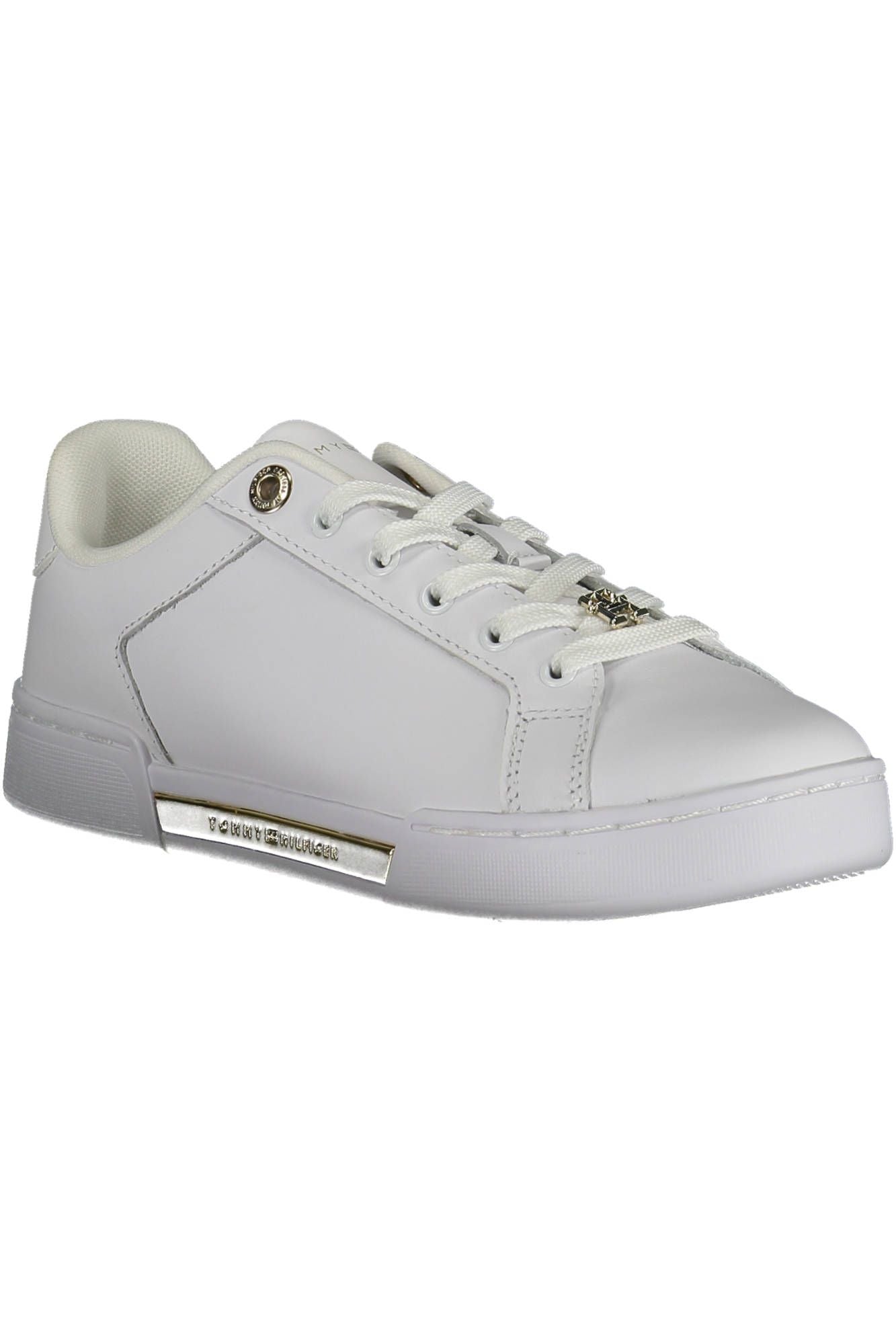 Tommy Hilfiger White Polyester Women Sneaker