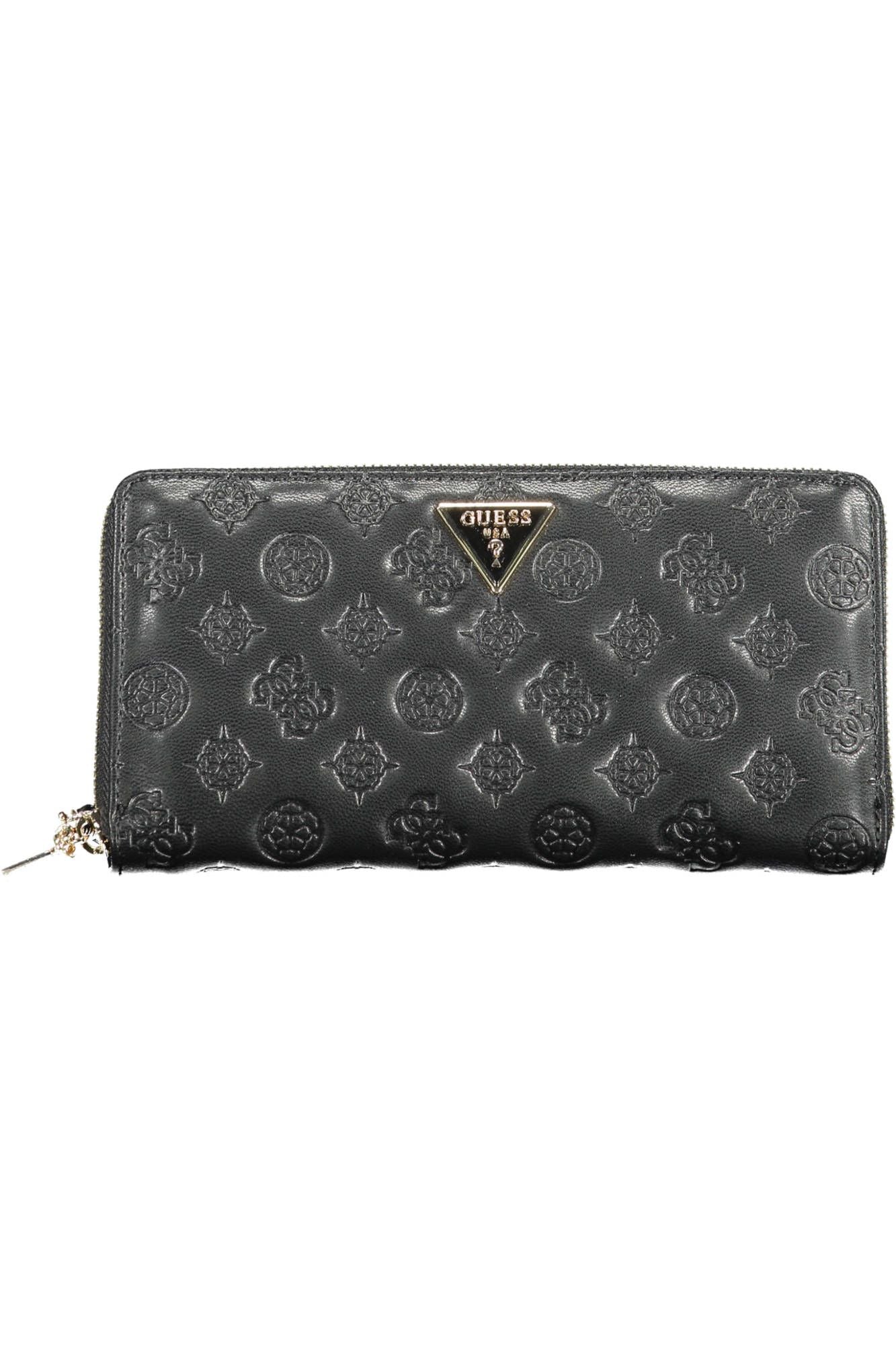 Guess Jeans Black Polyurethane Women Wallet