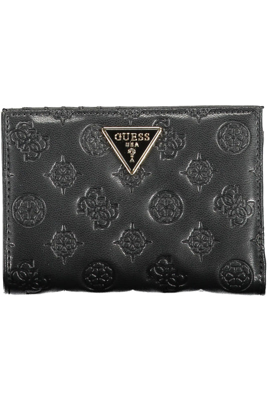 Guess Jeans Black Polyurethane Women Wallet