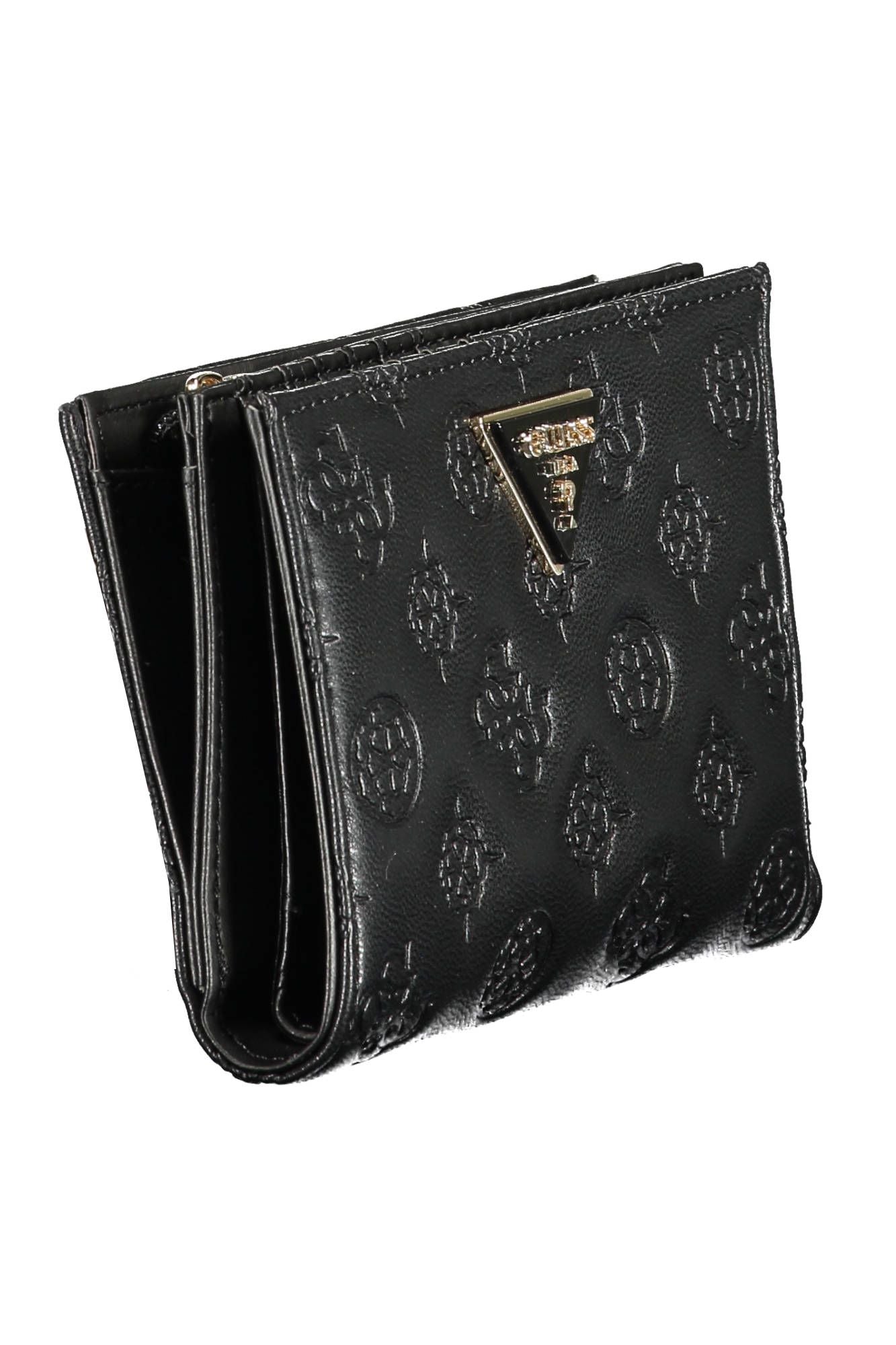 Guess Jeans Black Polyurethane Women Wallet