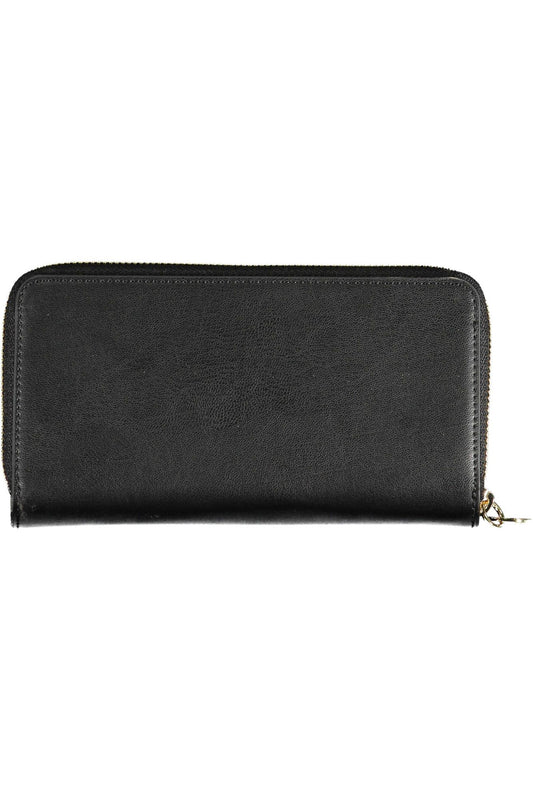 Tommy Hilfiger Black Polyurethane Women Wallet