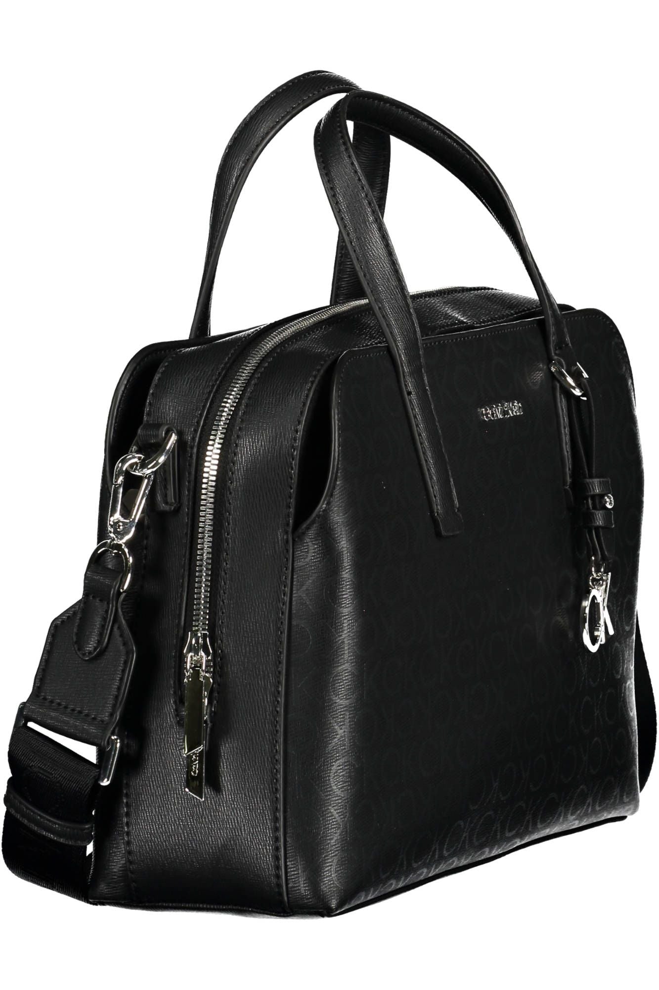 Calvin Klein Black Recycled Polyester Women Handbag