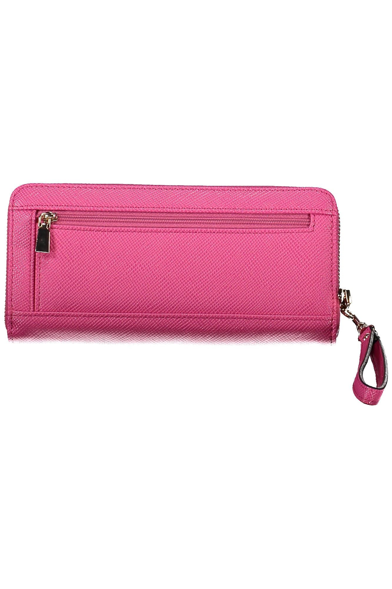 Guess Jeans Pink Polyurethane Women Wallet