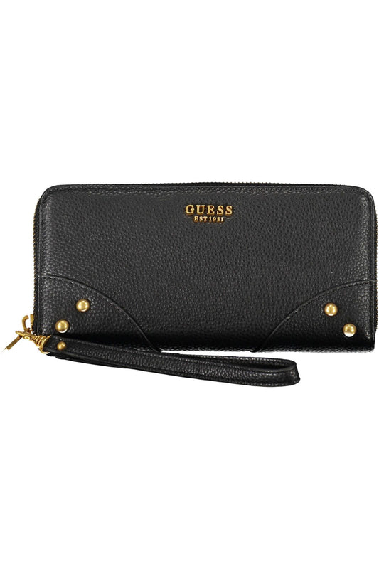 Guess Jeans Black Polyurethane Women Wallet