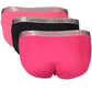 Calvin Klein Pink Cotton Women Brief