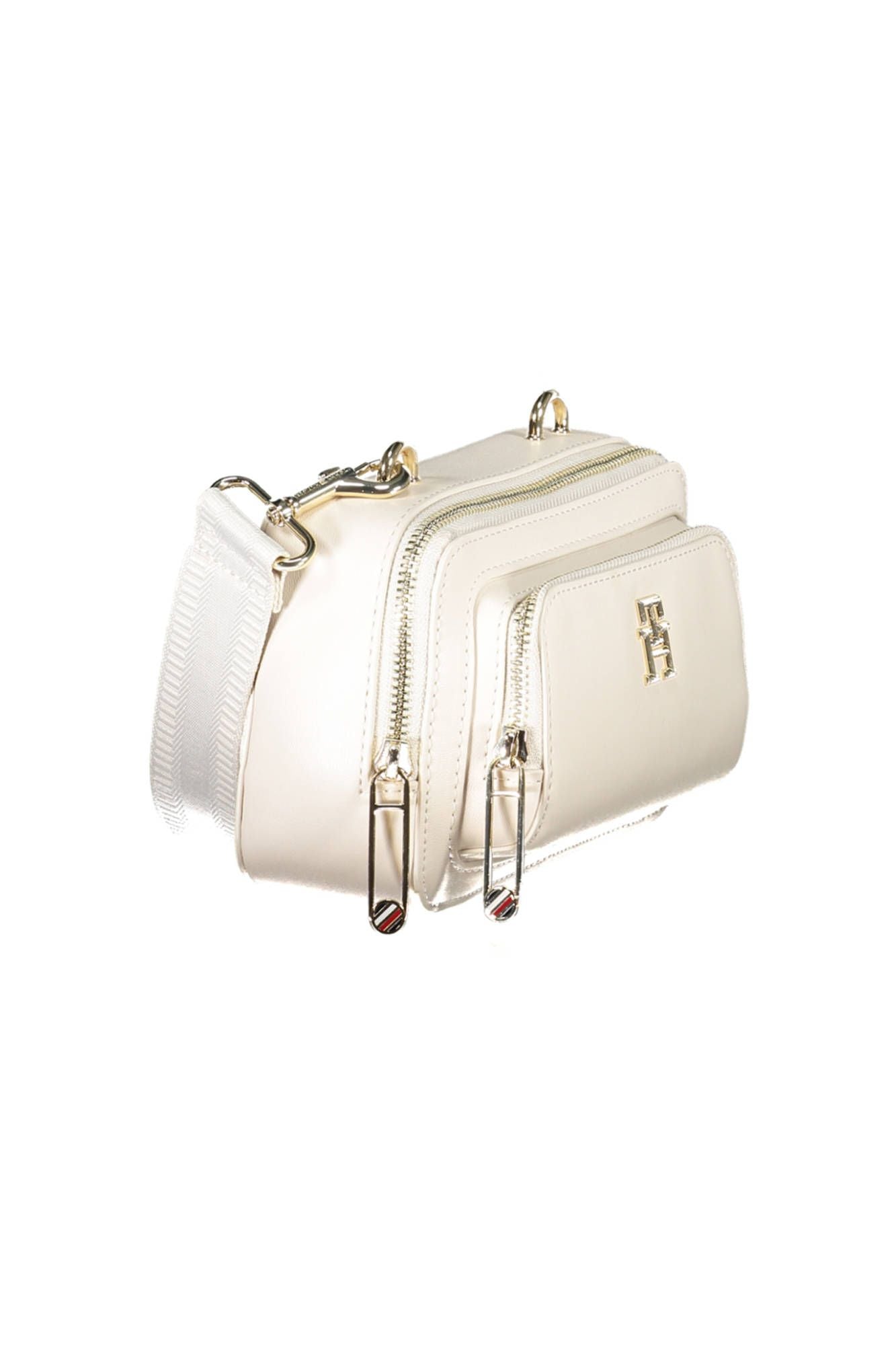 Tommy Hilfiger White Polyurethane Women Handbag