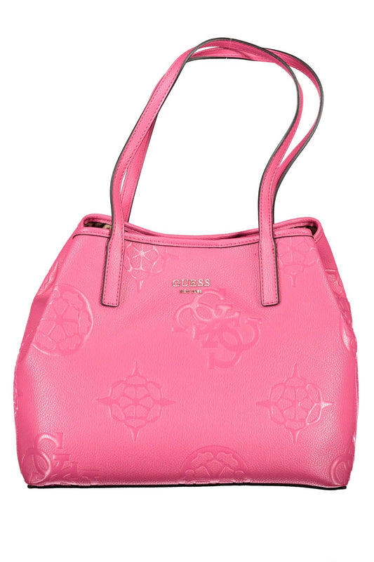 Guess Jeans Pink Polyurethane Women Handbag