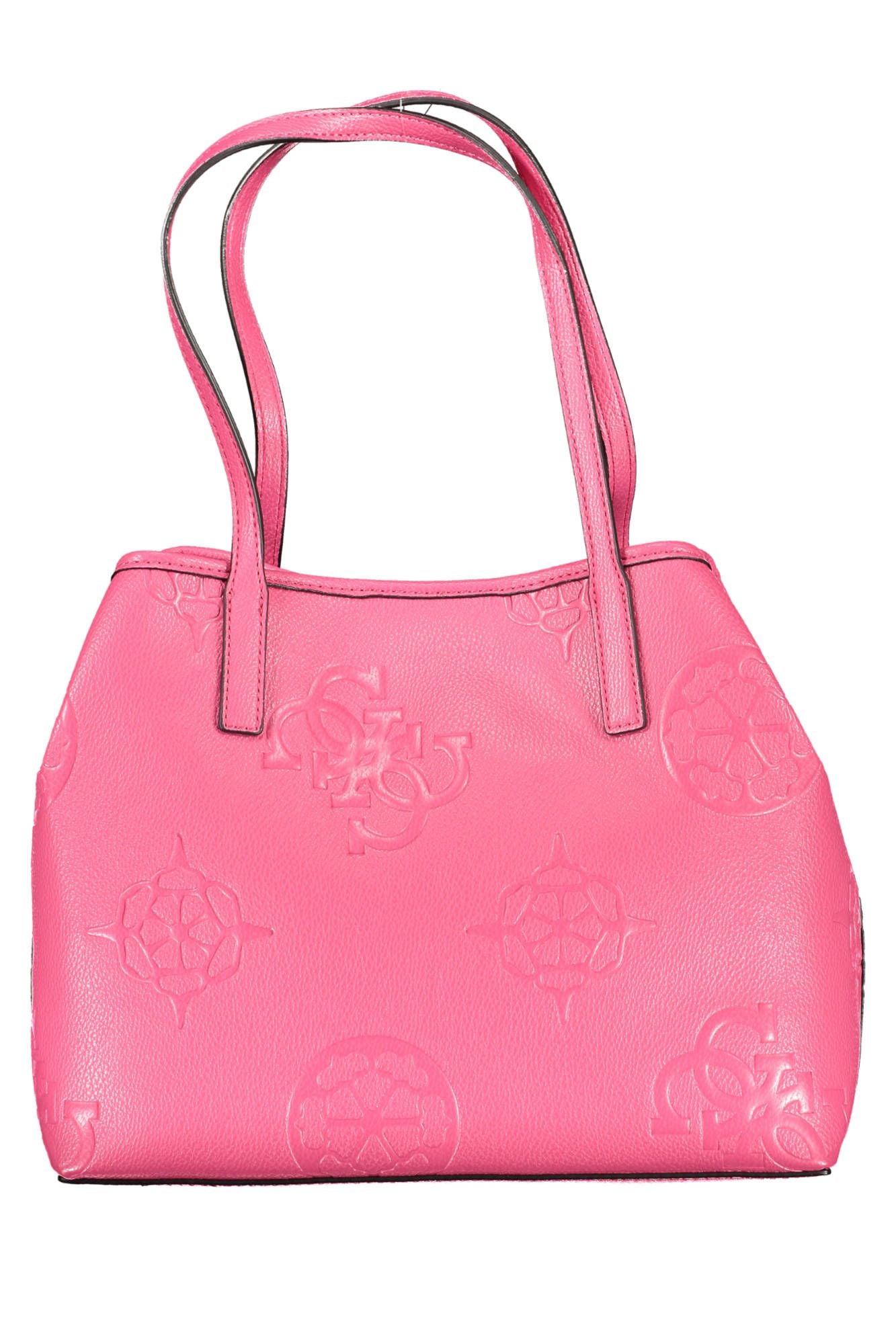 Guess Jeans Pink Polyurethane Women Handbag