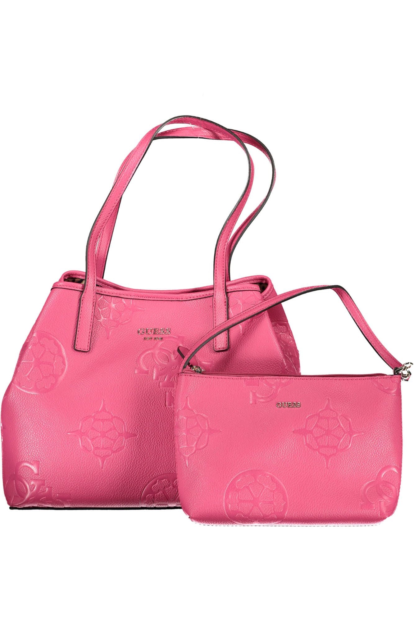 Guess Jeans Pink Polyurethane Women Handbag