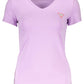 Guess Jeans Purple Cotton Women TShirt