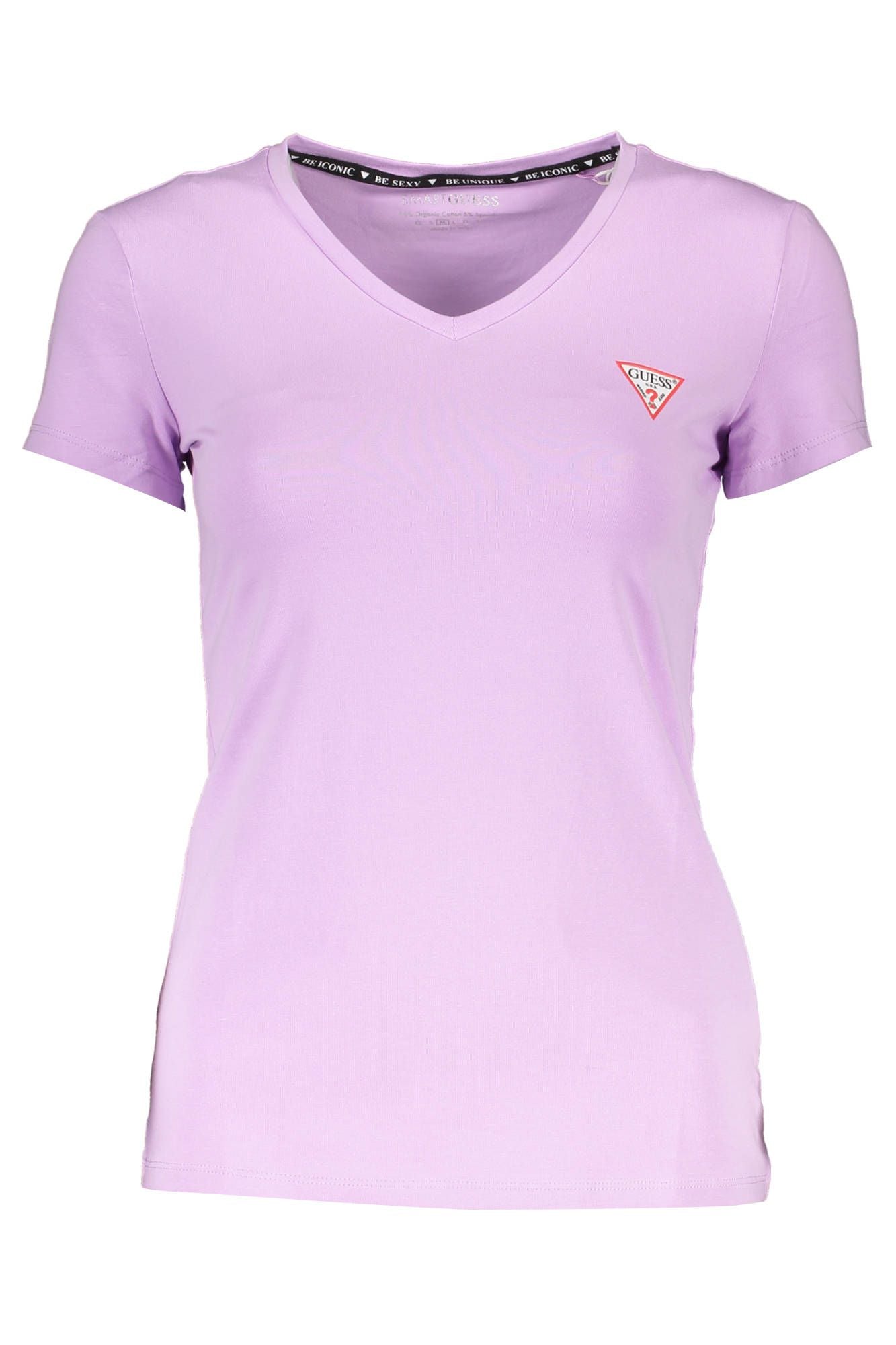 Guess Jeans Purple Cotton Women TShirt