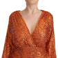 Aniye By Sequin Embellished Wrap Mini Dress