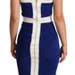 Elisabetta Franchi Sleek Sleeveless Bodycon Midi Dress