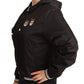 Dolce & Gabbana Elegant Black Bomber Jacket with Hood