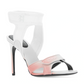 Off-White Chic White Calfskin Ankle-Strap Sandals