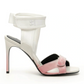 Off-White Chic White Calfskin Ankle-Strap Sandals