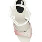 Off-White Chic White Calfskin Ankle-Strap Sandals