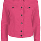 Yes Zee Chic Pink Denim Jacket with Button Closure