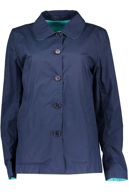 Gant Blue Cotton Women Jacket